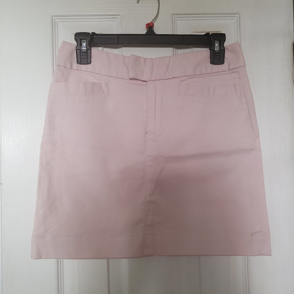 Banana Republic Light Pink Stretch Mini Skirt, Size 2